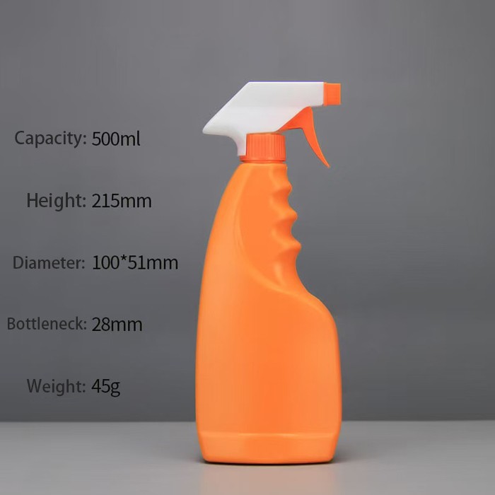 cleaning plastic spray bottle